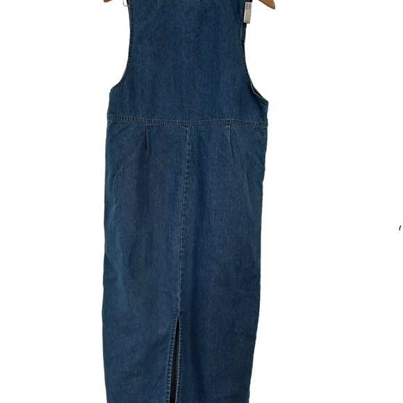 Speculation Sport Size S Women’s Vintage Jean dress Sleeveless Embroidered - Picture 10 of 12
